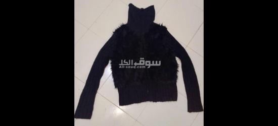 جاكيت جلد. وصوف